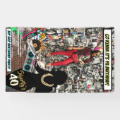 Shorty 40|Aangepaste AGE Hip Hop Foto Spandoek (Horizontaal)