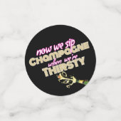 Shorty's 40|Retro Hip hop Birthday Photo Confetti (Petit recto)