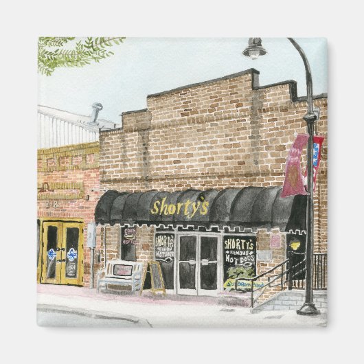 Shorty's Magnet Wake Forest North Carolina Magneet (Voorkant)