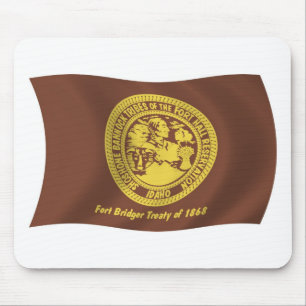 Shoshone Bannock Stammen Vlag Muismat