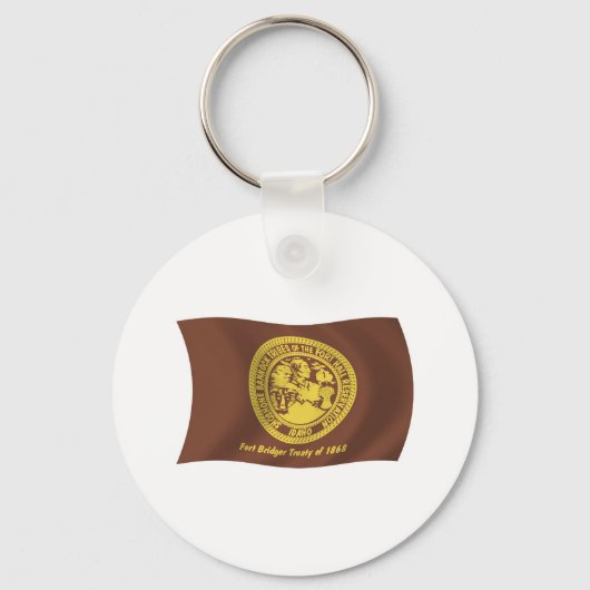 Shoshone Bannock Stammen Vlag Sleutelhanger (Voorkant)