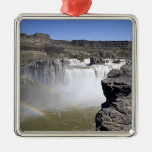 Shoshone Falls in de Snake River in Twin Falls, Metalen Ornament