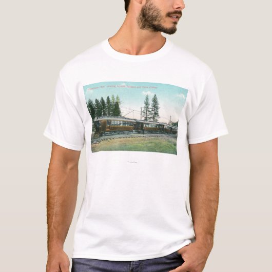 Shoshone Flyer-trein naar Spokane T-shirt (Voorkant)
