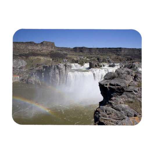 Shoshone-Herfsten op de Snake-rivier in Twin-Herfs Magneet (Horizontaal)