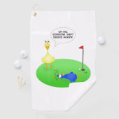 Shot Birdie Golf Towel Golfhanddoek (Insitu)