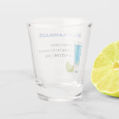 Shot Drink Recipe Party Gift Shot Glas (Achterkant)