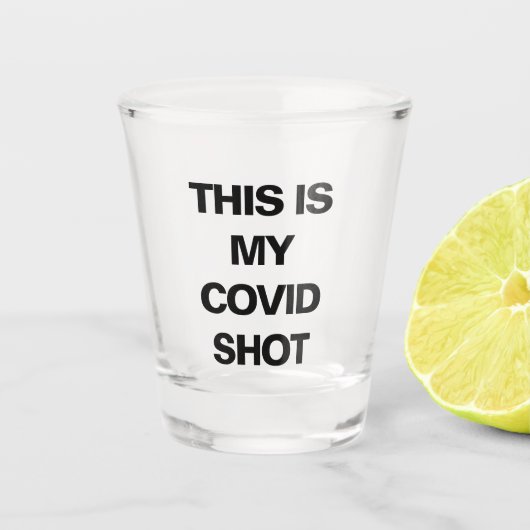 Shot glaasje glas (Voorkant)