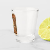 shot glaasje met jugendstill afbeelding shot glas (Rechts)