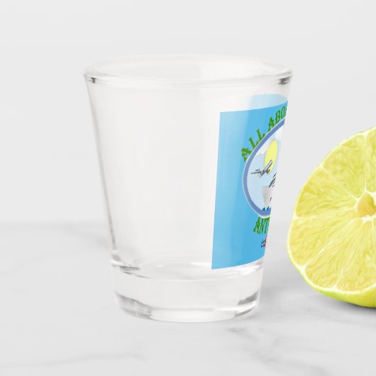 Shot glaasje shot glas (Links)