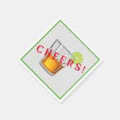 Shot glas met limoen servet (Hoek)