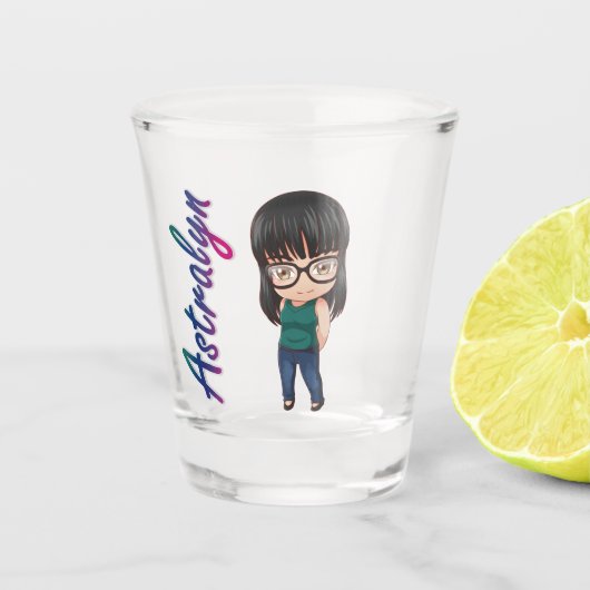 Shot Glass - Astralyn Chibi Glas (Voorkant)