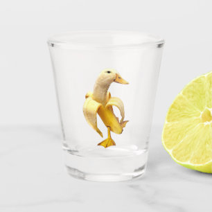 Shot Glass Banana Duck Meme Glas
