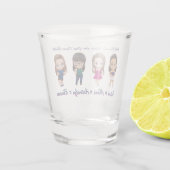 Shot Glass - Goede vrienden Shot Glas (Achterkant)