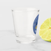 Shot Glass - Happy Afstuderen Personalize-Naam toe Glas (Links)