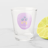 Shot Glass - Happy Afstuderen Personalize-Naam toe Shot Glas (Achterkant)