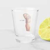 Shot Glass ik zag Jezus Shot Glas (Achterkant)