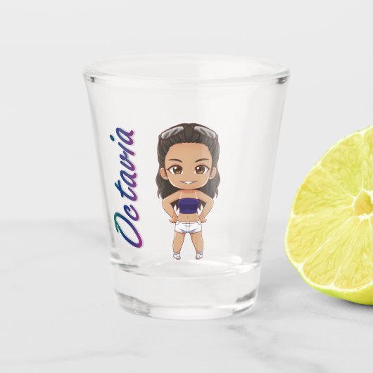 Shot Glass - Octavia Chibi Glas (Voorkant)