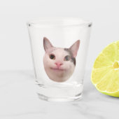Shot Glass Polite Cat Meme Shot Glas (Voorkant)