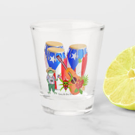 Shot Glass - Puerto Rican Cultural Barware Shot Glas