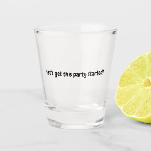 Shot Glass Shot Glas (Voorkant)