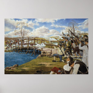 Shot Heard 'Round the World' door Domenick D'Andre Poster