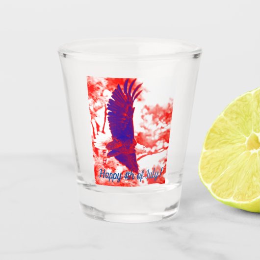 Shot Le 4 Juillet a tiré du verre avec Bald Eagle (Devant)