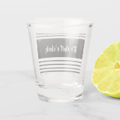 Shot O'Clock | Glas (Achterkant)