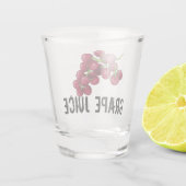 Shot of Grape Juice Glas (Achterkant)