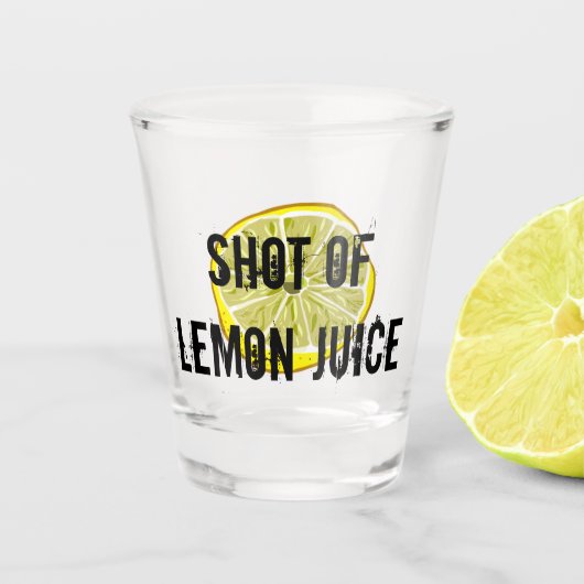 Shot of Lemon Juice Shot Glas (Voorkant)