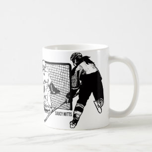 Shot on Net Hockey (vrouw) Koffiemok