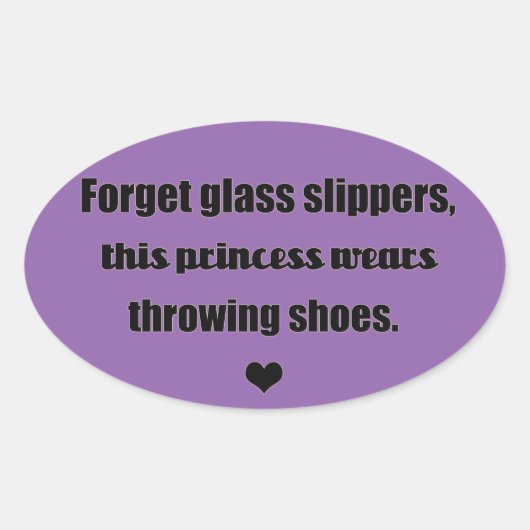 Shot put discus gooien prinses stickers (Voorkant)