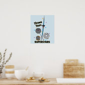 Shot Put Discus Hammer Javelin Throw Poster Gift (Keuken)