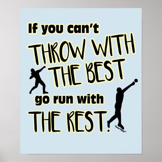 Shot Put Throw Avec Le Meilleur Poster (Devant)