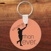 Shot Put Throw Track en Field Sleutelhanger (Voorkant)