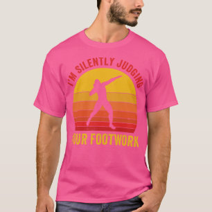 Shot Putt Atleet Grappige Shot Putter Gooi Voeten T-shirt