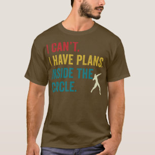 Shot Putt Atleet Shot Putter Plannen binnen Cirkel T-shirt