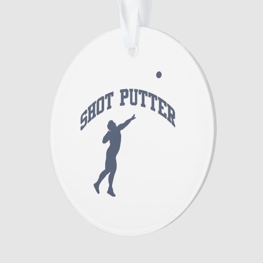 Shot Putter Ornament (voorkant)