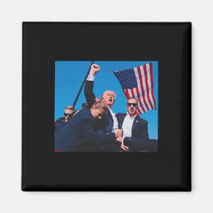 Shot Shirt Trump Schieten Shirt Trump 2024 Magneet