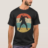 Shot-shot  Retro Track en Field T-shirt (Voorkant)