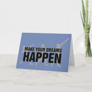 Shot shot Thrower Good Luck Card Kaart