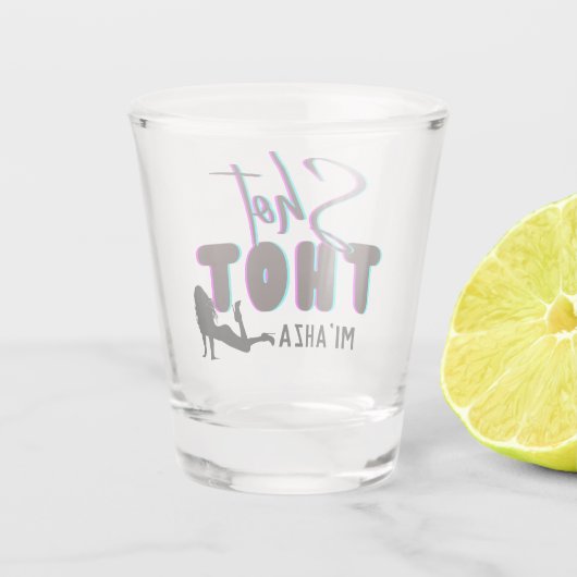 Shot Thot | Financiering | Cheeky  Shot Glas (Achterkant)