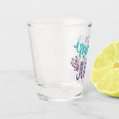 Shot Zeemeerminnensap Fun Glitter Schalen Shot Glas (Links)