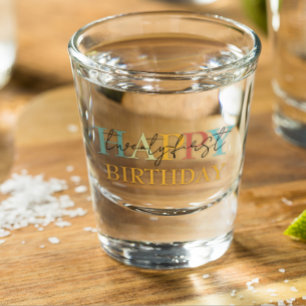 Shotglas 21e eenentwintigste of een andere verjaar shot glas
