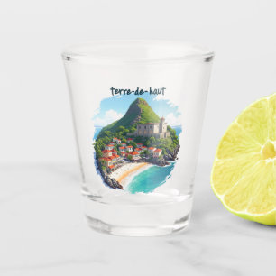 Shotglas Terre-de-Haut – Souvenir van Les Saintes, Shot Glas