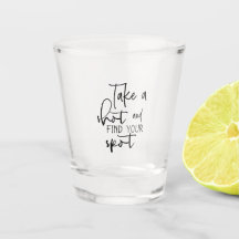 Shotglazen met tekstbijschrift Wijn Glazen