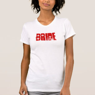 SHOTGUN Bride Tank (rood op wit)