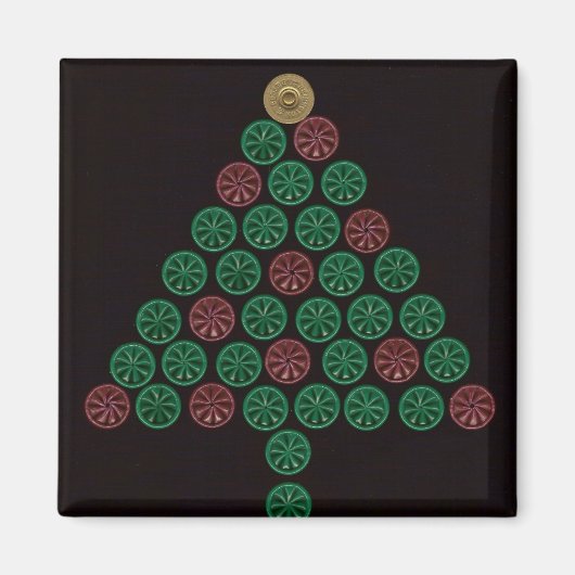 Shotgun Shell Kerstboom Magneet (Voorkant)
