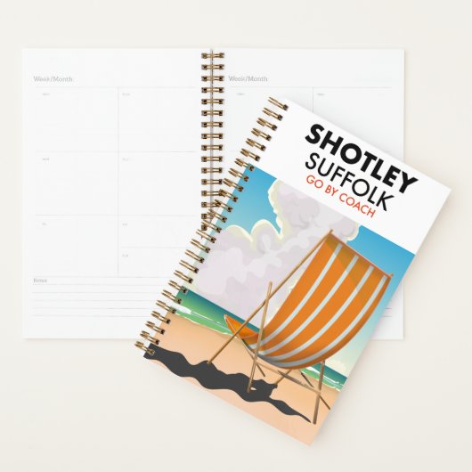 Shotley Suffolk strand reisposter Planner (Display)