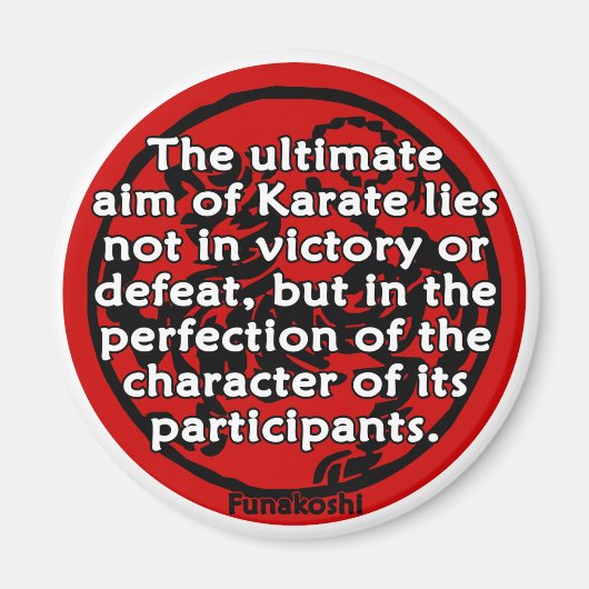 Shotokan - het ultieme doel magneet (Voorkant)