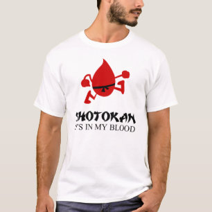 shotokan in mijn bloed t-shirt